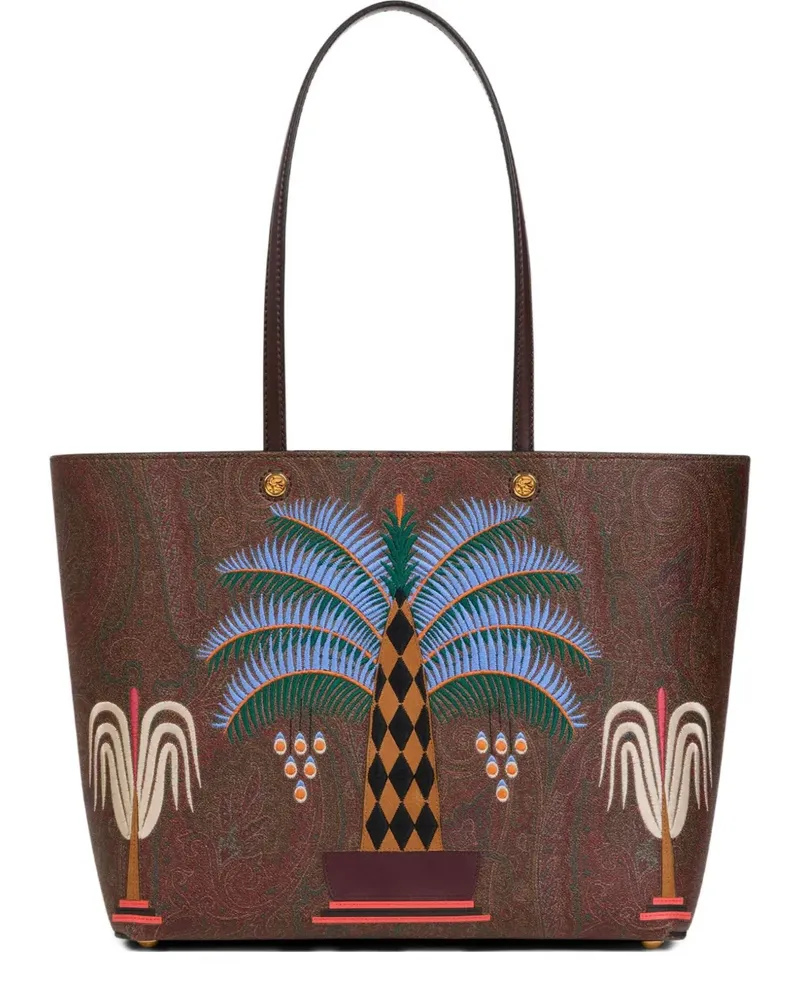Etro x Agostino Iacurci mittelgroße Essential Tote Bag - Braun Braun