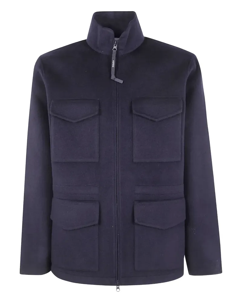 ASPESI Nelson Jacke mit Taschen - Blau Blau
