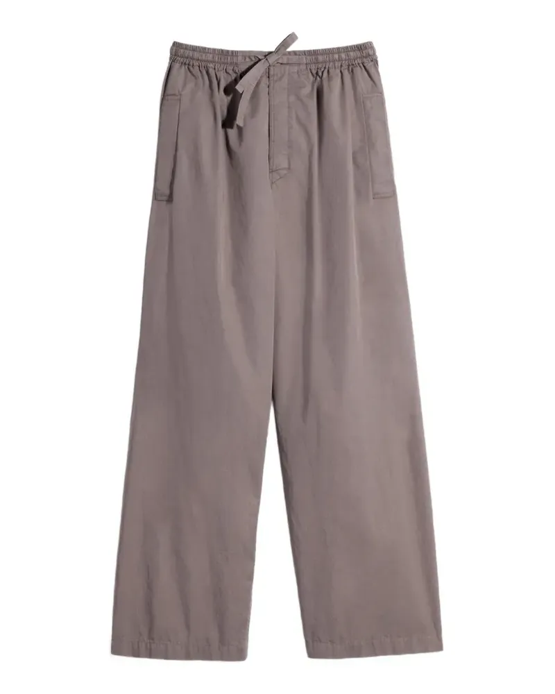 Christophe Lemaire cotton twill trousers - Braun Braun