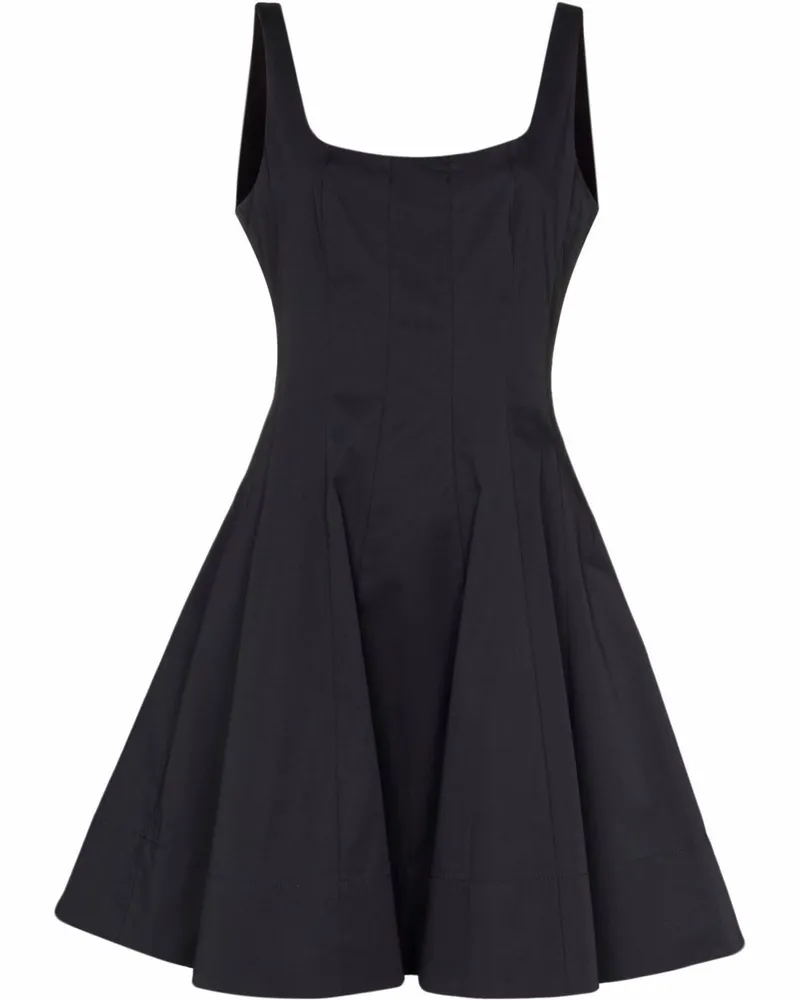 STAUD Mini Wells Kleid - Schwarz Schwarz