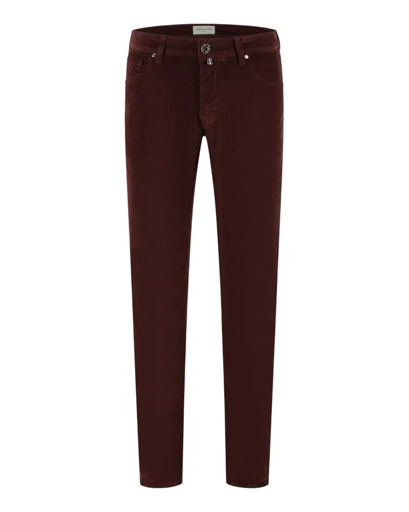 Jacob Cohën Nick corduroy-effect trousers - Rot Rot