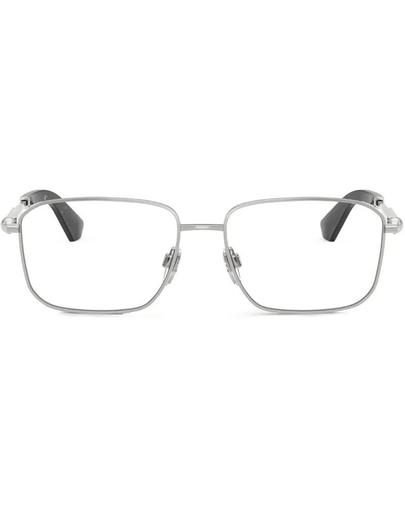 Burberry Brille mit eckigem Gestell - Silber Silber