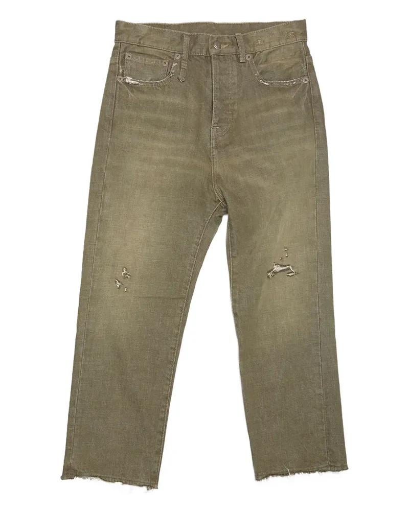 R13 Jeans im Distressed-Look - Grün Grün