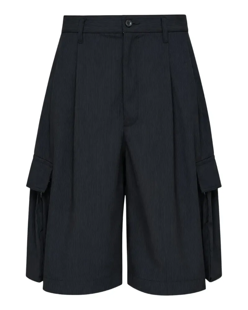 Comme des Garçons Shorts mit Nadelstreifen - Schwarz Schwarz