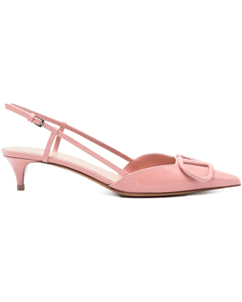 Valentino Garavani 40mm sling-back VLogo pumps - Rosa Rosa