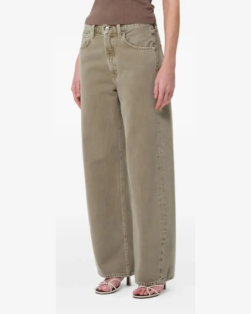 AGOLDE Jeans mit weitem Bein - Nude Nude