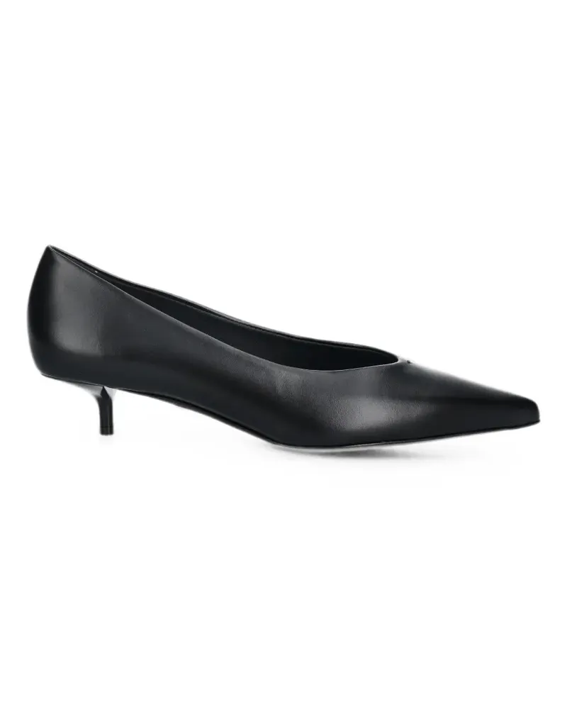Max Mara Pumps mit spitzer Kappe - Schwarz Schwarz