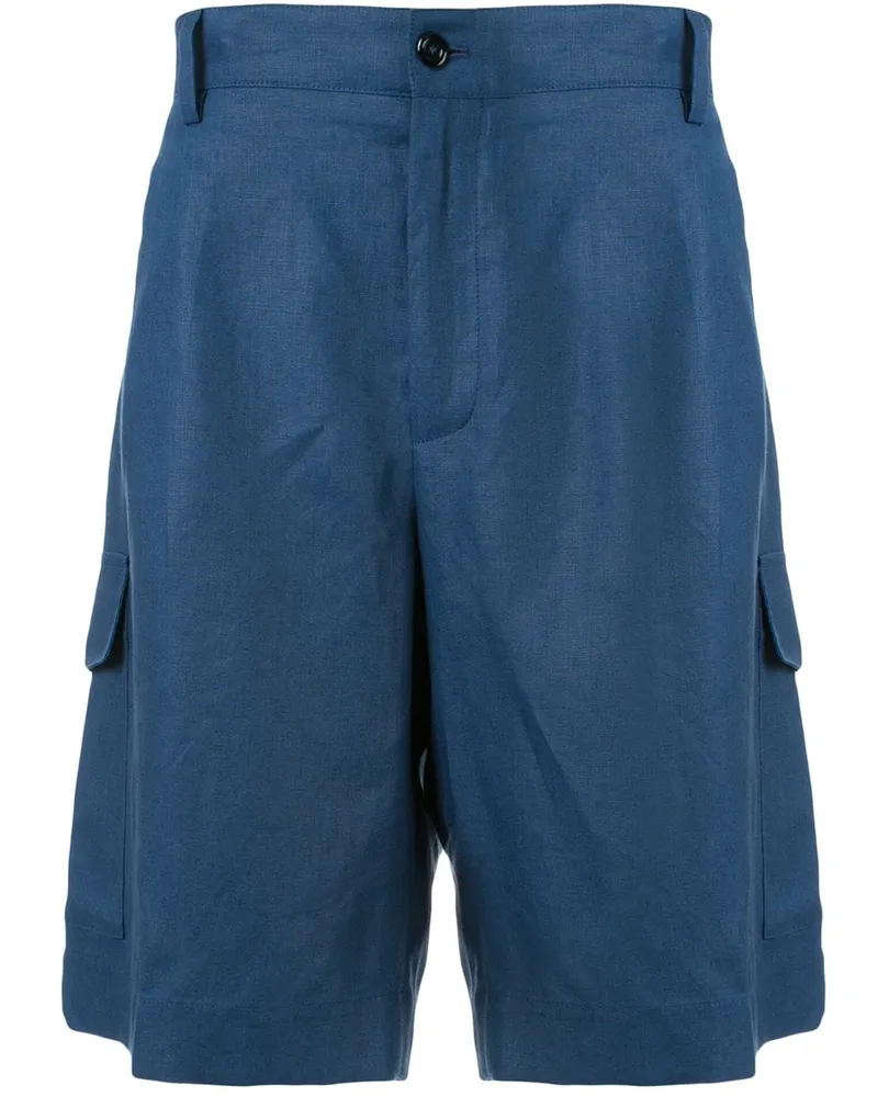 Dolce & Gabbana Bermudas aus Leinen - Blau Blau