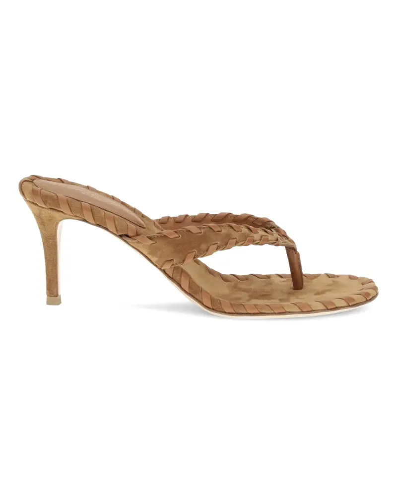 Gianvito Rossi braided-strap sandals - Nude Nude