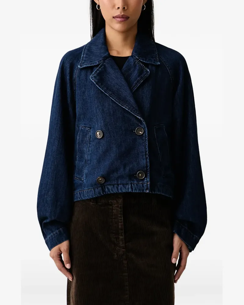 Marc O'Polo double-breasted denim jacket - Blau Blau