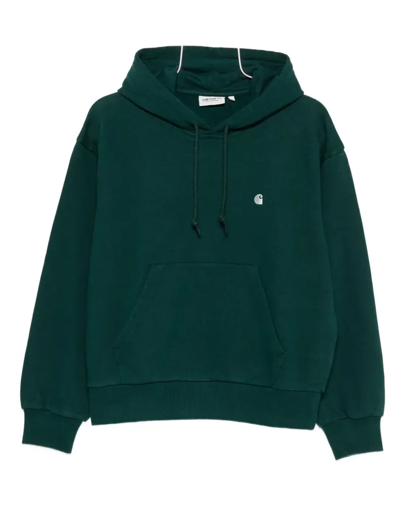 Carhartt WIP Hoodie mit Logo-Stickerei - Grün Grün