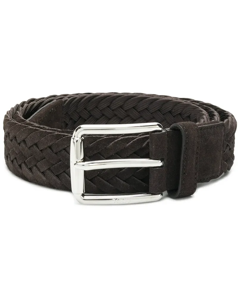 TOD'S woven belt - Braun Braun