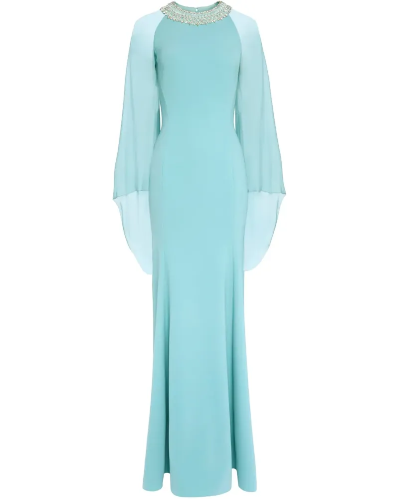 Jenny Packham Charma Maxikleid - Blau Blau