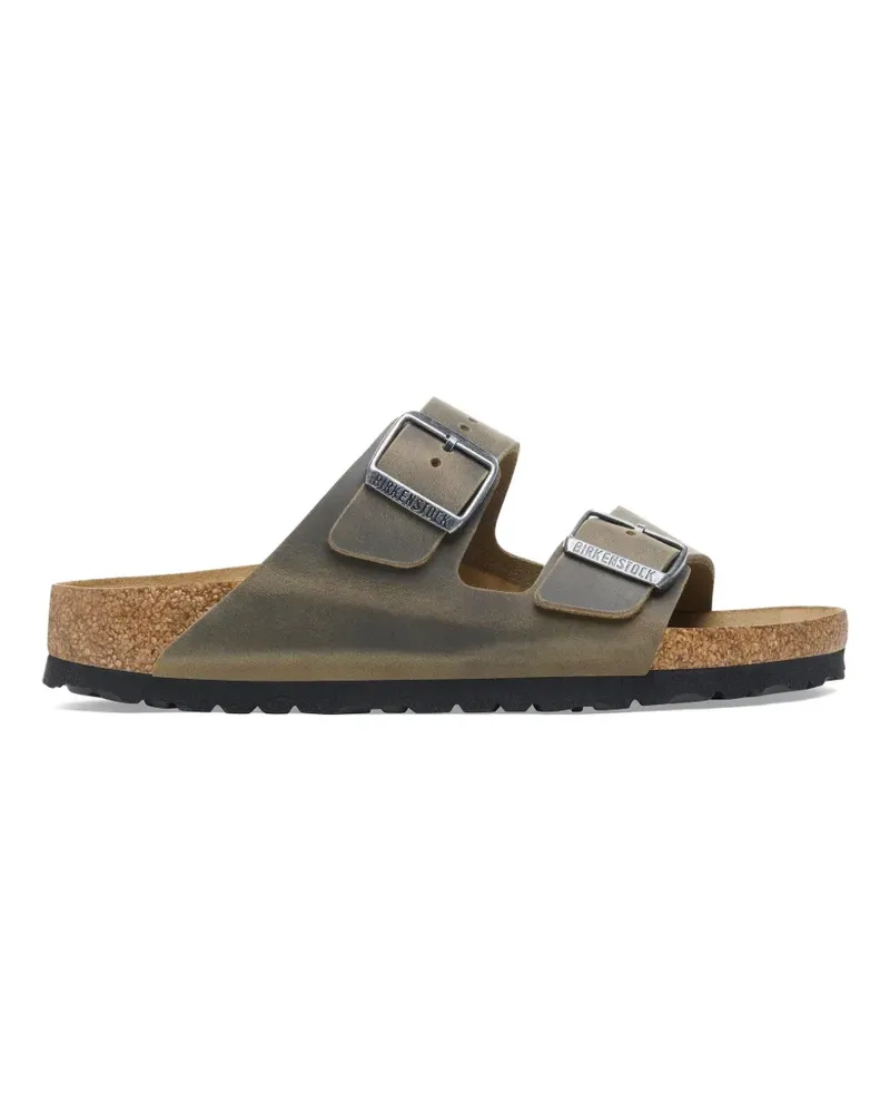 Birkenstock Arizona buckled leather sandals - Braun Braun