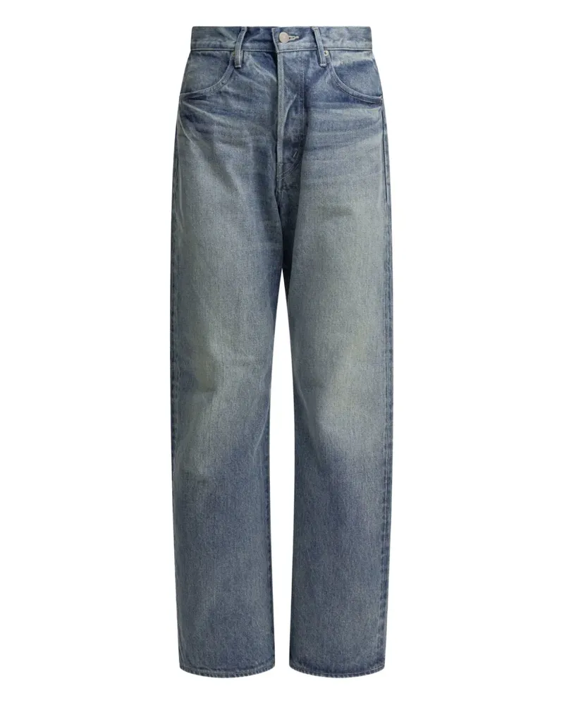AURALEE Ausgeblichene Jeans - Blau Blau