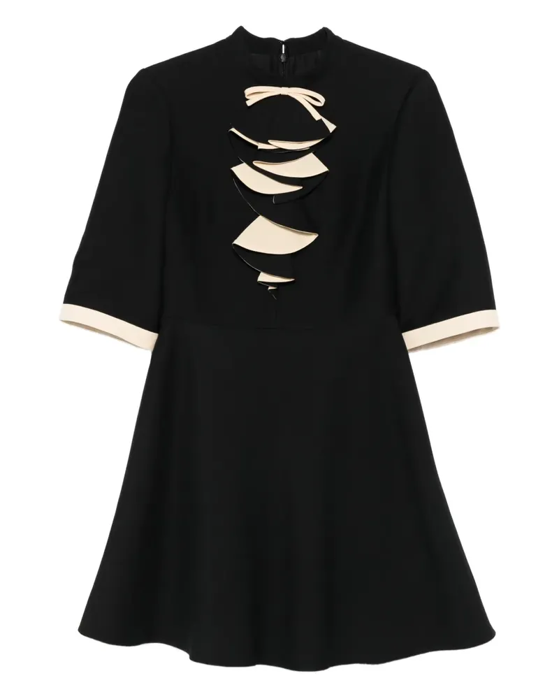 Valentino Garavani Minikleid mit Schleife - Schwarz Schwarz