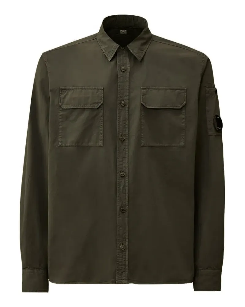 C.P. Company Gabardine long-sleeve cotton shirt - Grün Grün