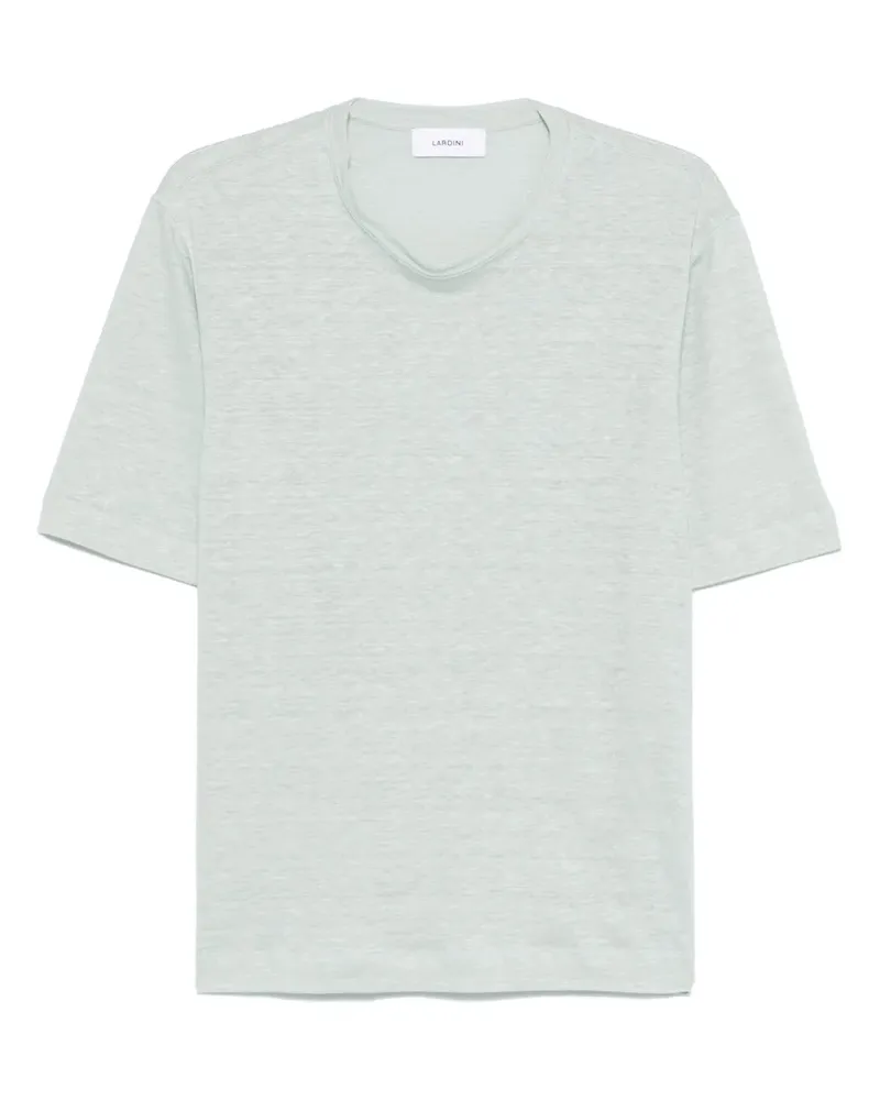 LARDINI T-Shirt aus Leinen - Grün Grün