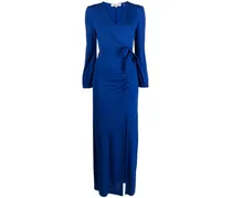 Gerafftes Bodycon-Kleid - Blau