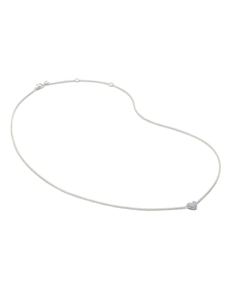 Monica Vinader Heart' Halskette - Silber Silber