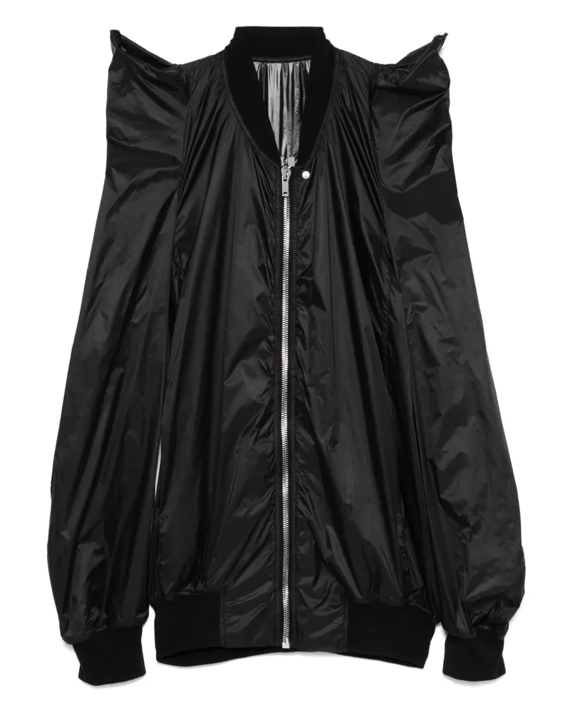 Rick Owens Tec Flight Bomberjacke - Schwarz Schwarz