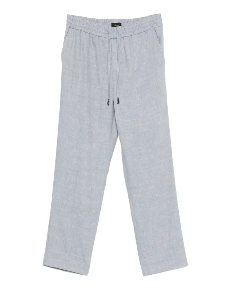 Brioni Cropped-Hose mit Kordelzug - Grau Grau
