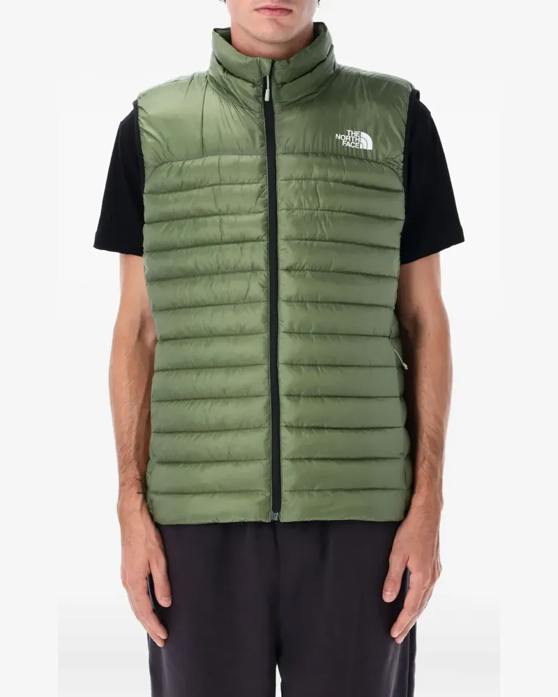 The North Face Gesteppte Weste mit Reißverschluss - Grün Grün