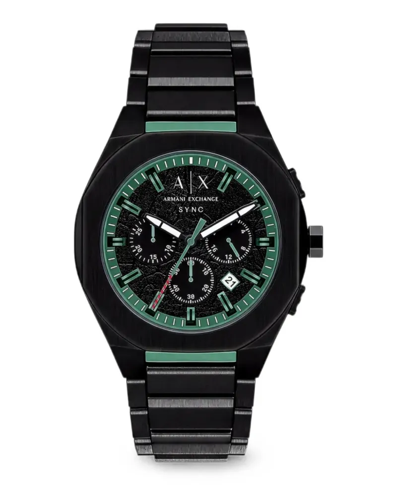 Armani Exchange Sync Armbanduhr 44mm - Grün Grün