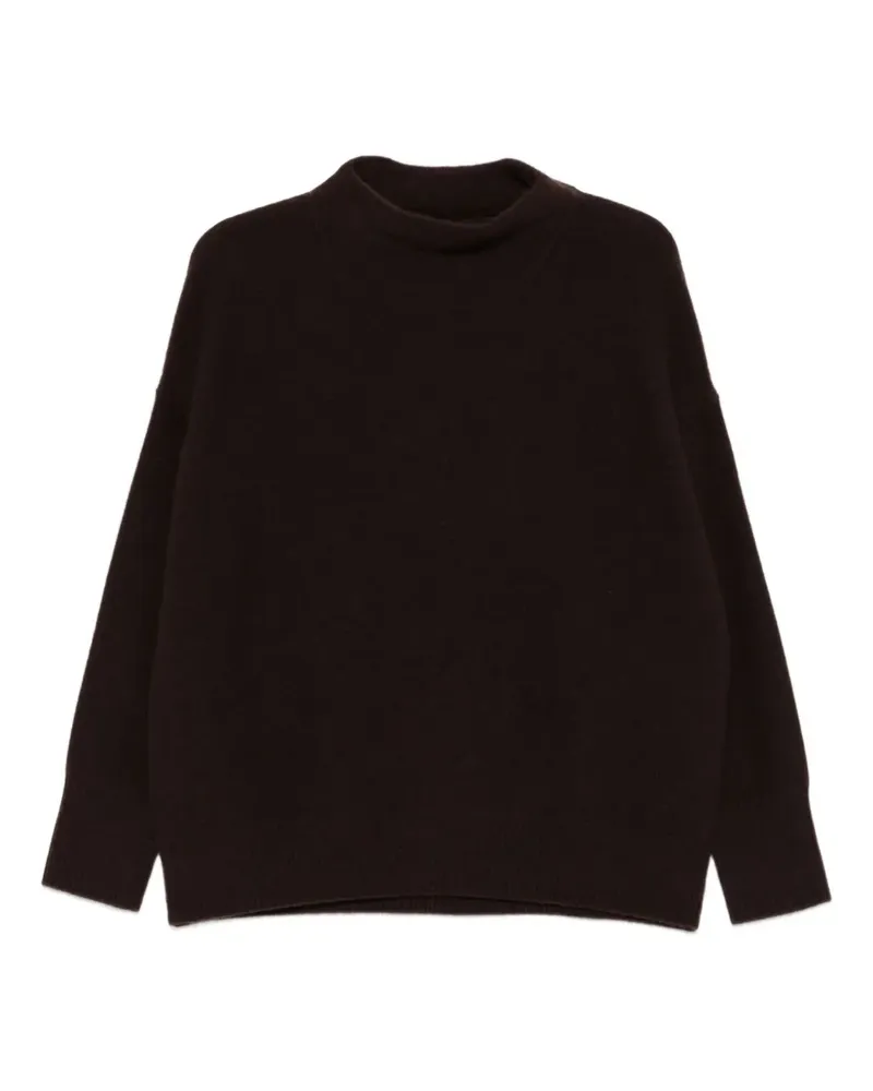 Vince Pullover mit Stehkragen - Braun Braun
