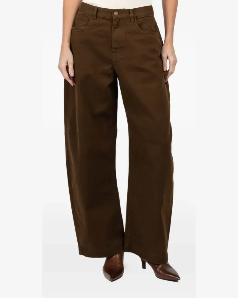 Ronny Kobo wide-leg trousers - Braun Braun