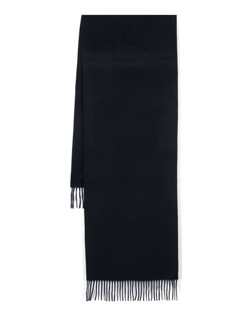 Eric Bompard Klassischer EB Schal - Blau Blau