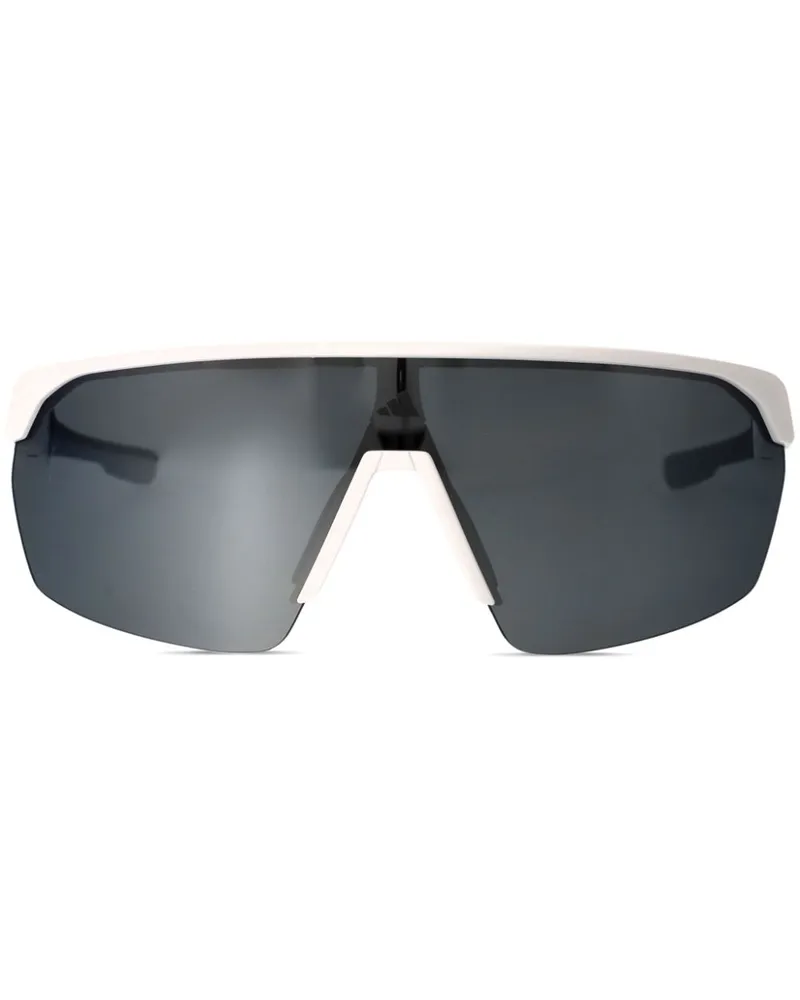 adidas Sonnenbrille mit Shield-Gestell - Weiß Weiß