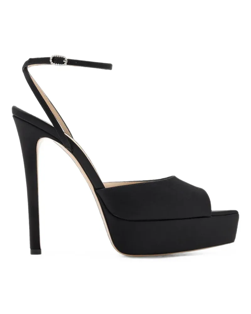 Andrea Wazen Loulou Crystal platform sandals - Schwarz Schwarz