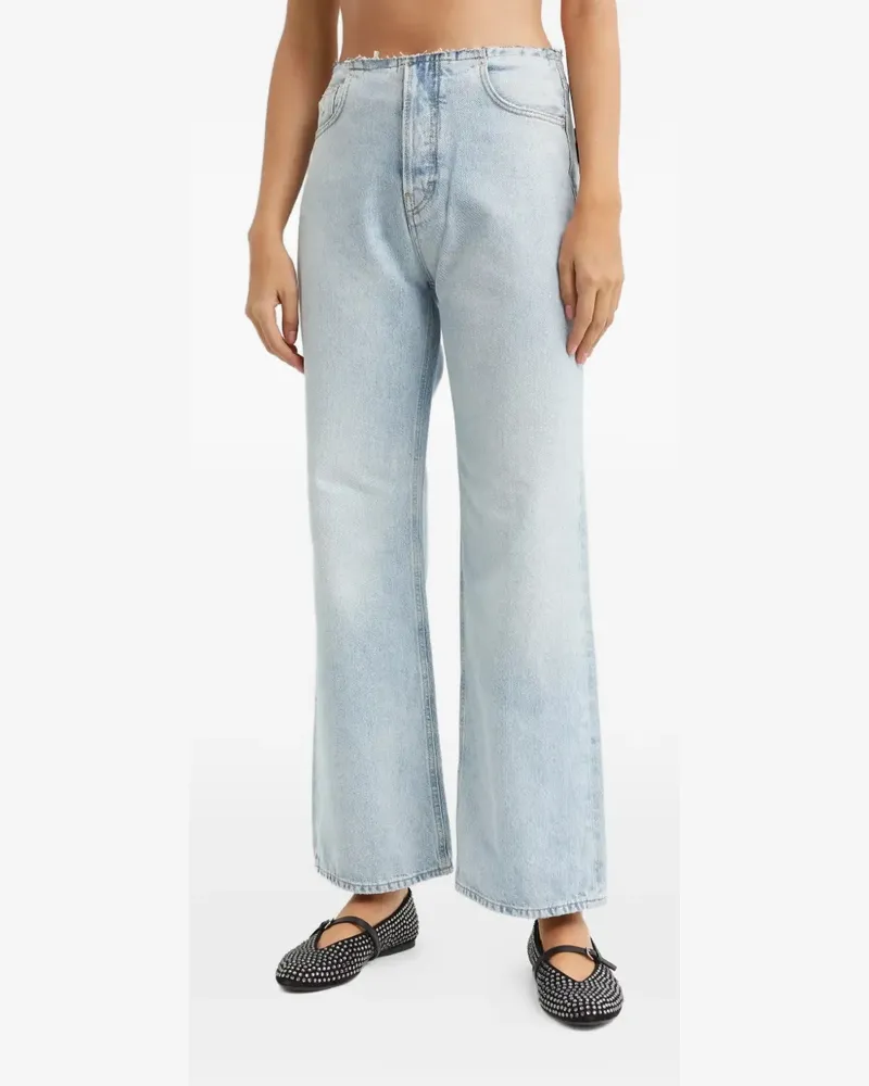 Haikure Korea WB raw-finished five-pocket jeans - Blau Blau