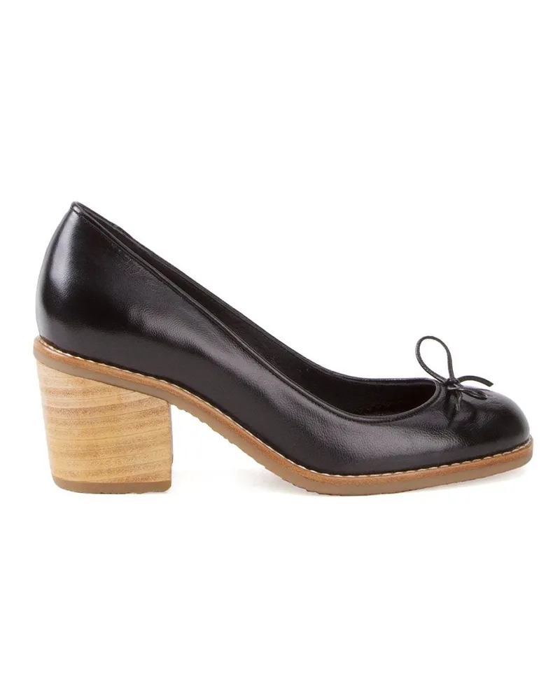 Sarah Chofakian Pumps mit Blockabsatz - Schwarz Schwarz