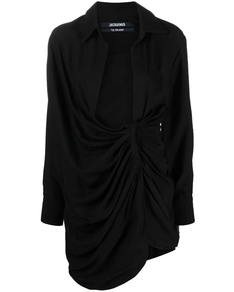 Jacquemus La Robe Bahia Hemdkleid - Schwarz Schwarz