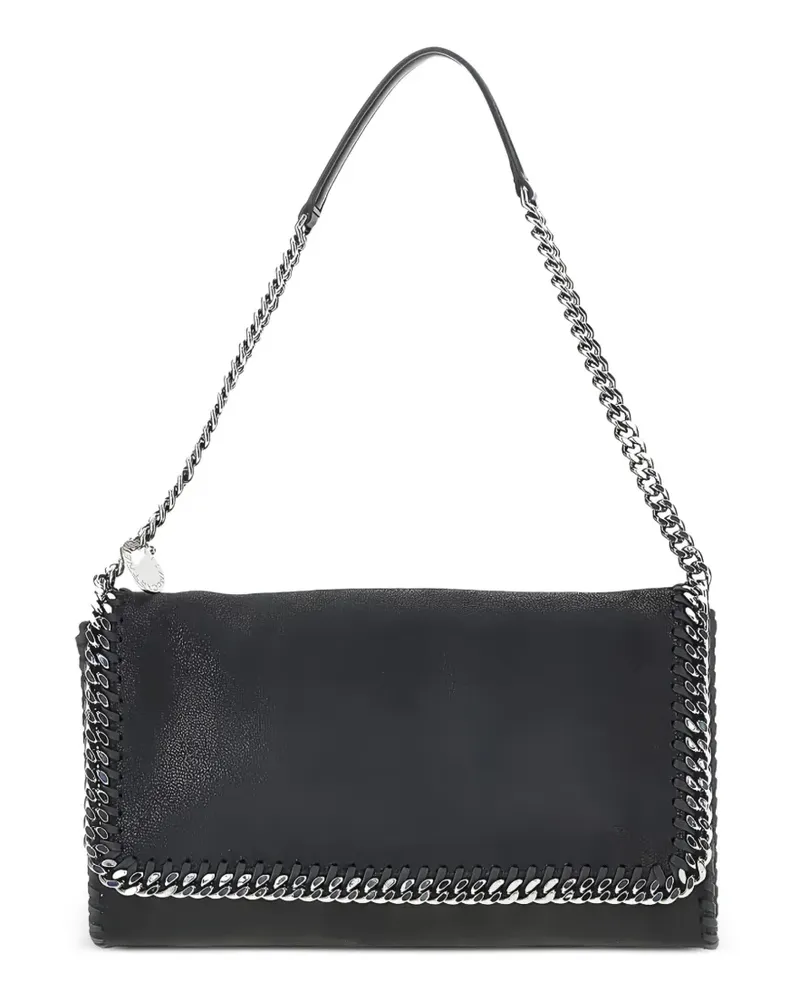 Stella McCartney Falabella Schultertasche mit Kettendetail - Schwarz Schwarz