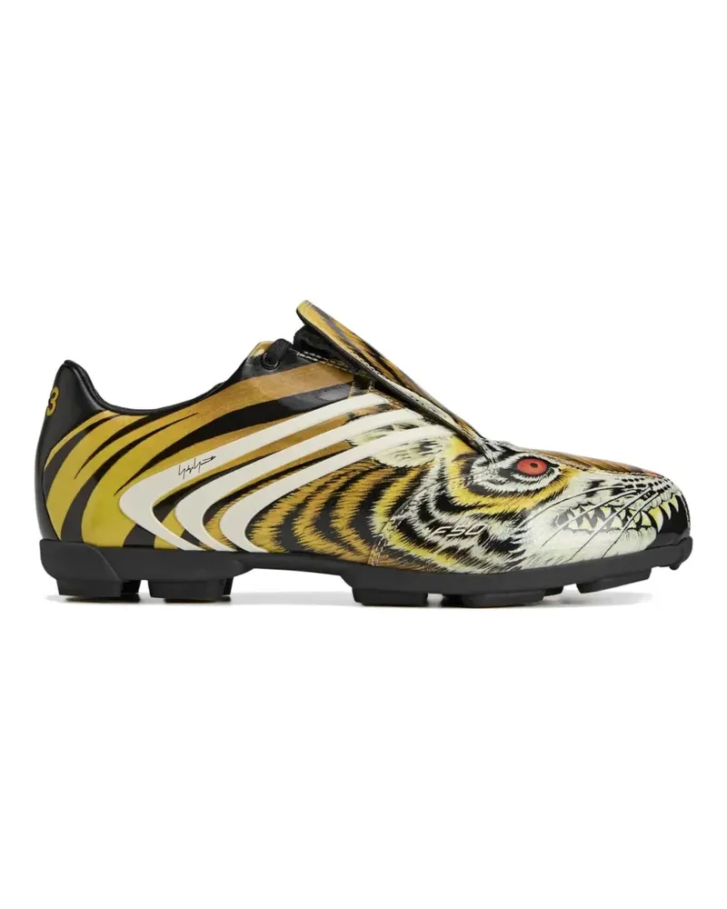 adidas Y-3 F50 Tunit tiger-print sneakers - Gelb Gelb