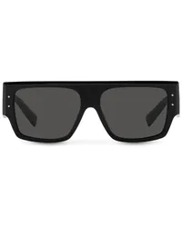 Dolce & Gabbana Sonnenbrille mit rundem Gestell Schwarz