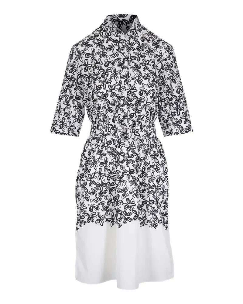 Akris floral-print dress - Weiß Weiß