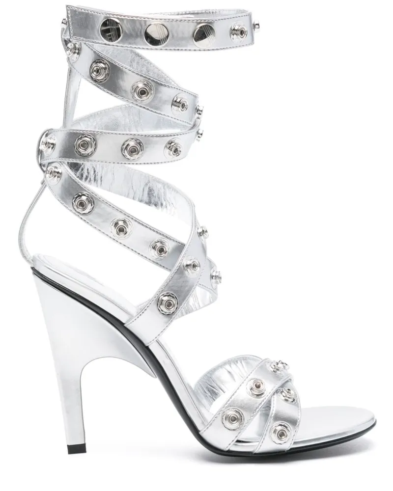 ATTICO Cosmo Sandalen 105mm - Silber Silber