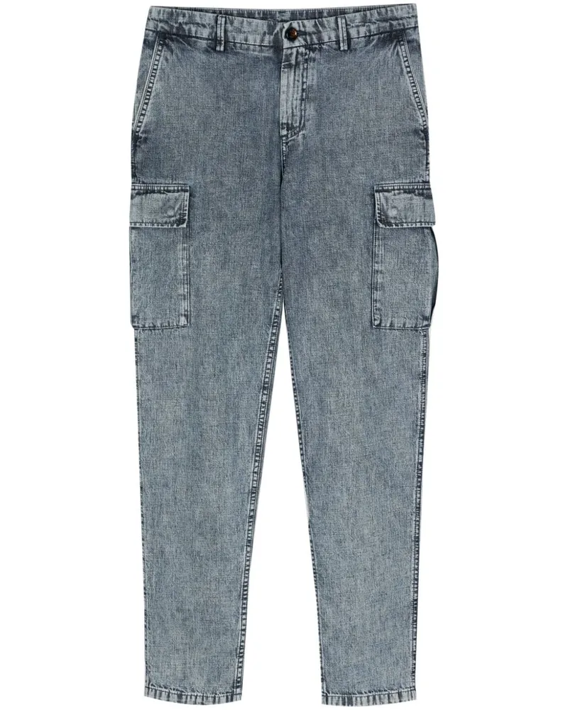 MOORER Brody-01 Cargojeans - Blau Blau