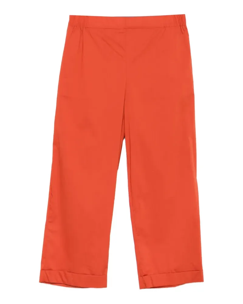 Liviana Conti elasticated-waistband trousers - Orange Orange