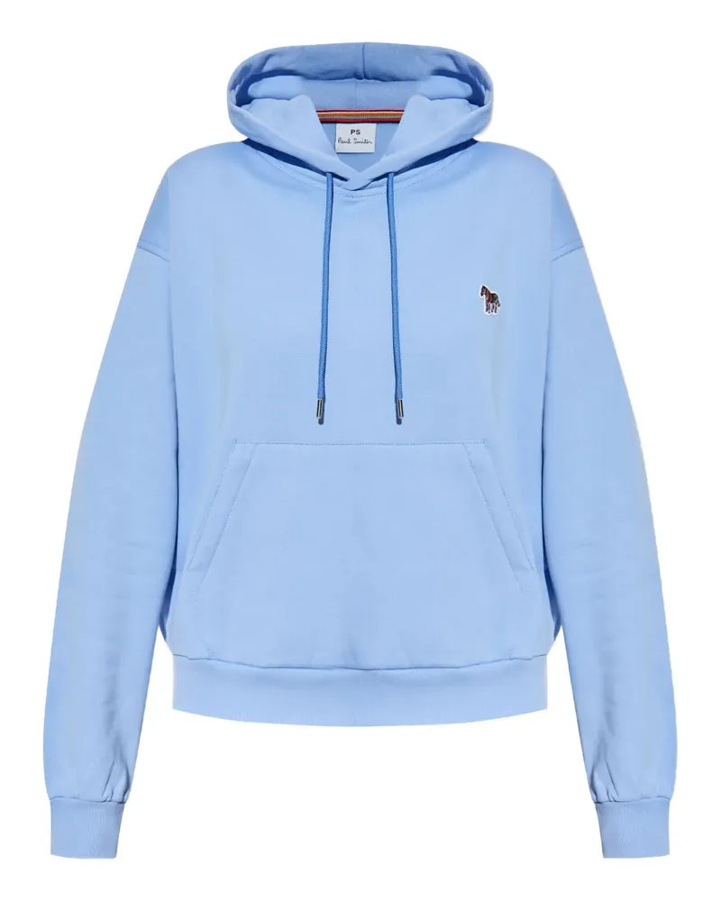 Paul Smith Hoodie mit Zebra-Stickerei - Blau Blau