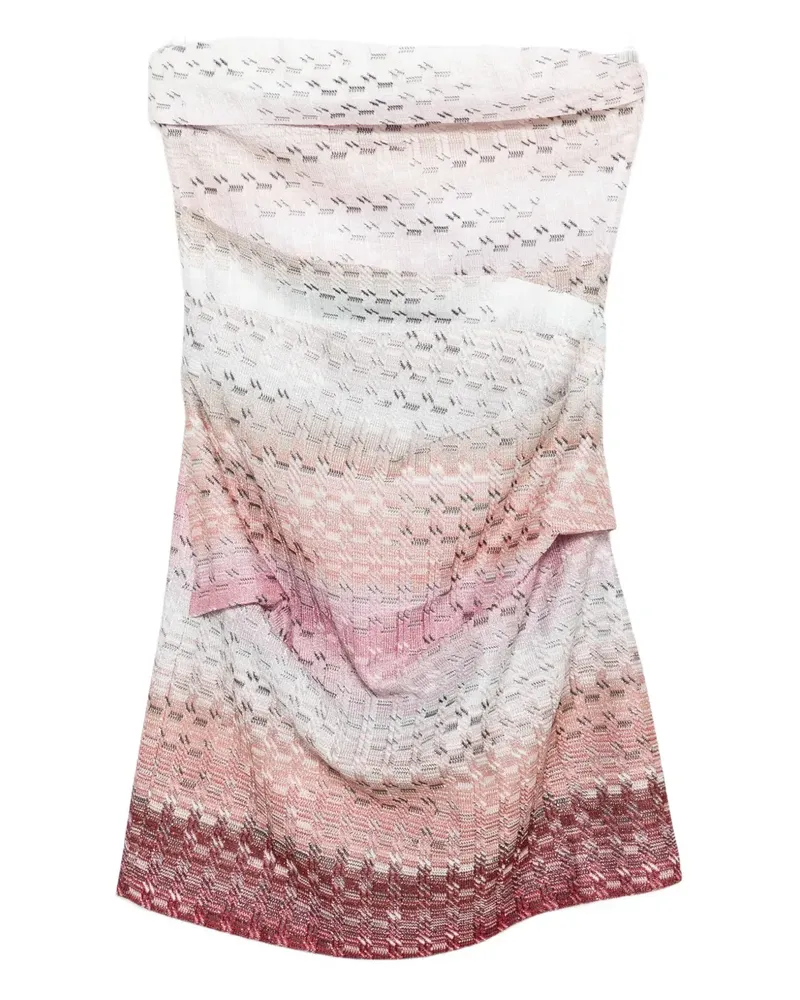 Missoni Gestricktes Kleid mit Ombré-Effekt - Rosa Rosa