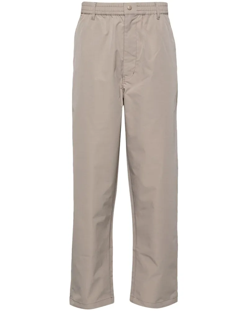 Izzue Gerade Hose mit elastischem Bund - Nude Nude