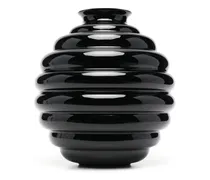 Vase aus Glas - Schwarz