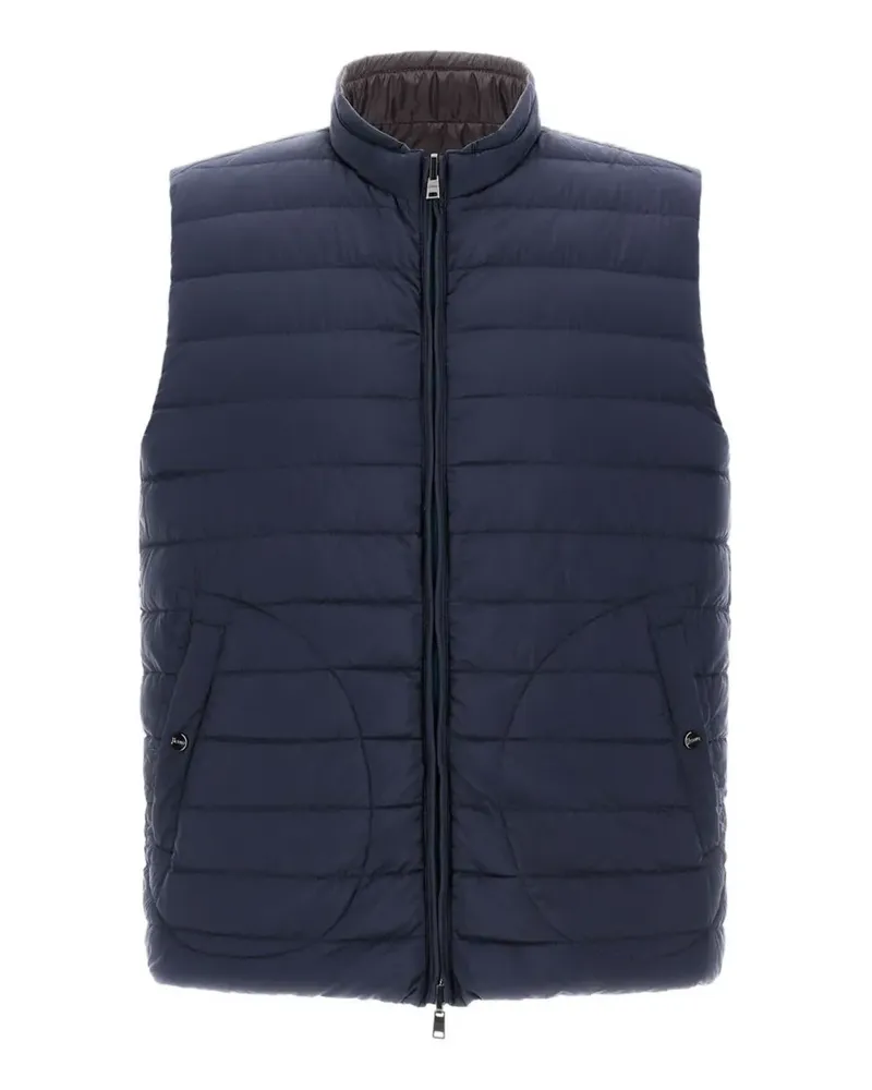 Herno Wendbare Steppweste - Blau Blau