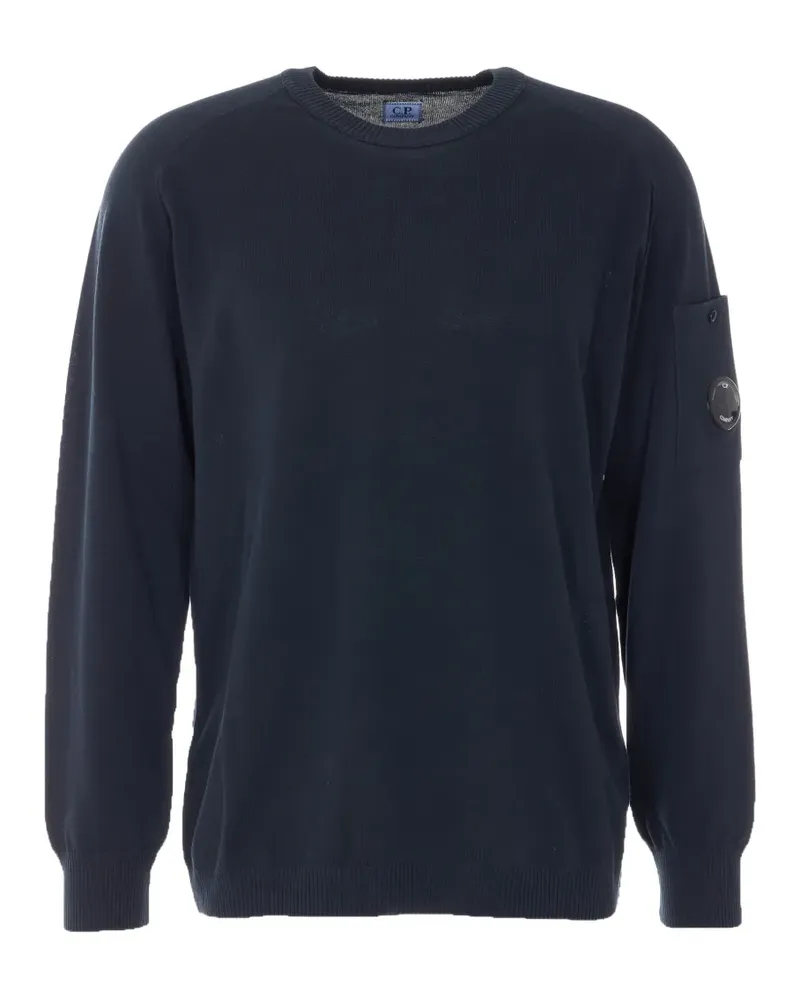 C.P. Company Sweatshirt mit Logo-Detail - Blau Blau