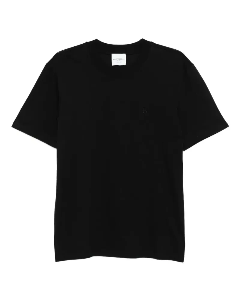 Ballantyne T-Shirt mit Logo-Stickerei - Schwarz Schwarz
